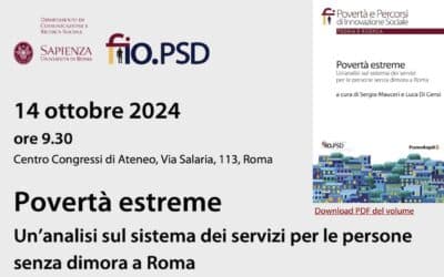 Roma, 14 ottobre 2024, presentazione del libro “Povertà Estreme”