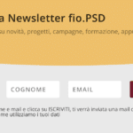 Iscriviti alla Newsletter di fio.PSD